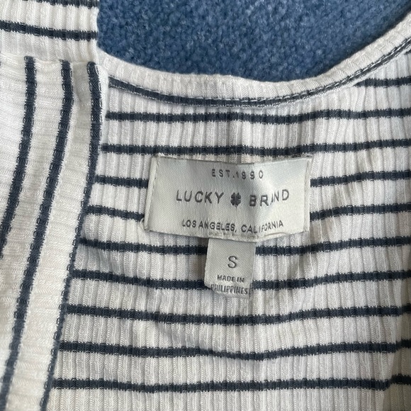 ⚠️LAST CHANCE Lucky Brand Stripe Off Shoulder Top - Picture 5 of 5
